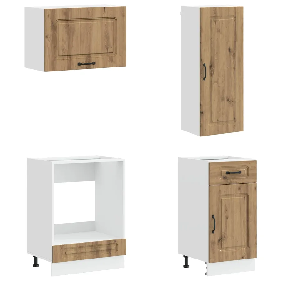 Unité de cuisine KALMAR 8 pcs Chêne artisanal Bois d'ingénierie - 4