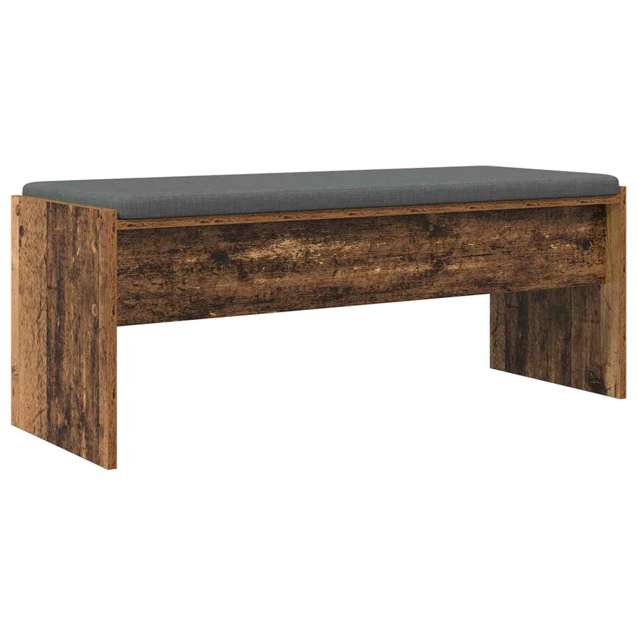 Banc d'entrée avec coussin Bois ancien 103 x 38 x 40 cm - 2