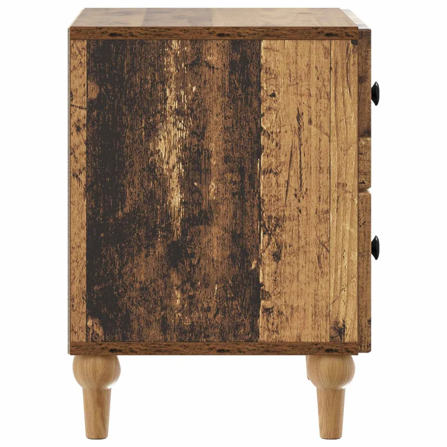 Cabinet de chevet avec tiroir Bois ancien 43 x 34,5 x 48 cm - 6