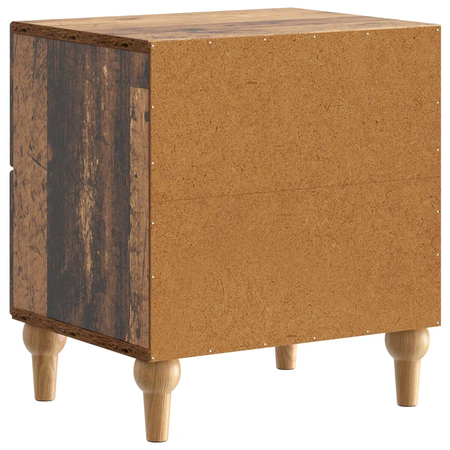 Cabinet de chevet avec tiroir Bois ancien 43 x 34,5 x 48 cm - 7