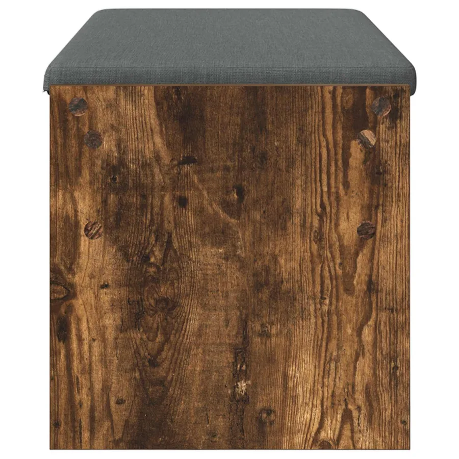 Banc d'entrée avec coussin Chêne fumé 103 x 38 x 40 cm - 6