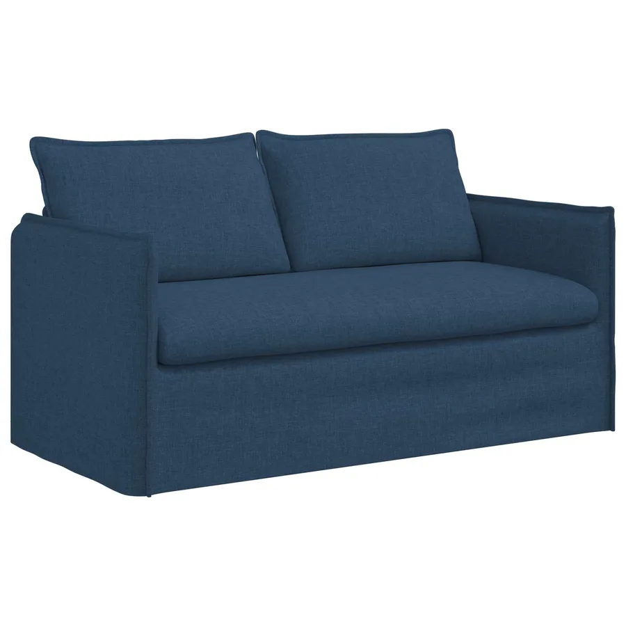 Canapé Bleu 156 x 82 x 85 cm tissu - 2