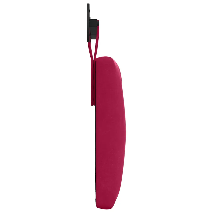 Tête de lit suspendue Avec lumière LED Bordeaux Velours - 6