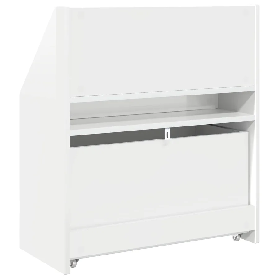 Bibliothèque pour enfants Blanc brillant 60 x 29,5 x 69 cm - 9