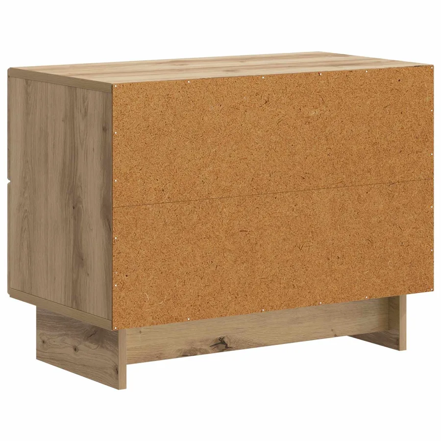 Cabinet de chevet Chêne artisanal 62 x 34,5 x 47,5 cm - 7