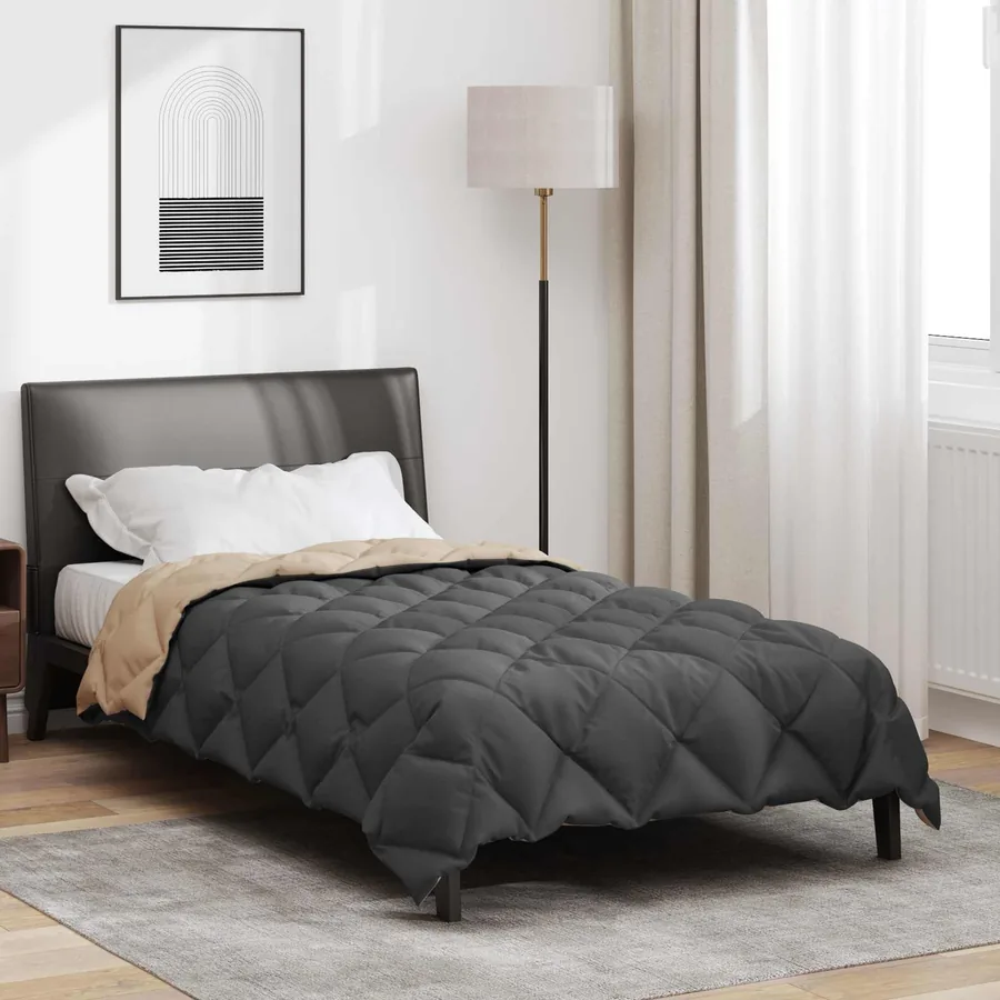 Duvet d'hiver 155 x 200 cm 450 gsm Microfibre (100% polyester)