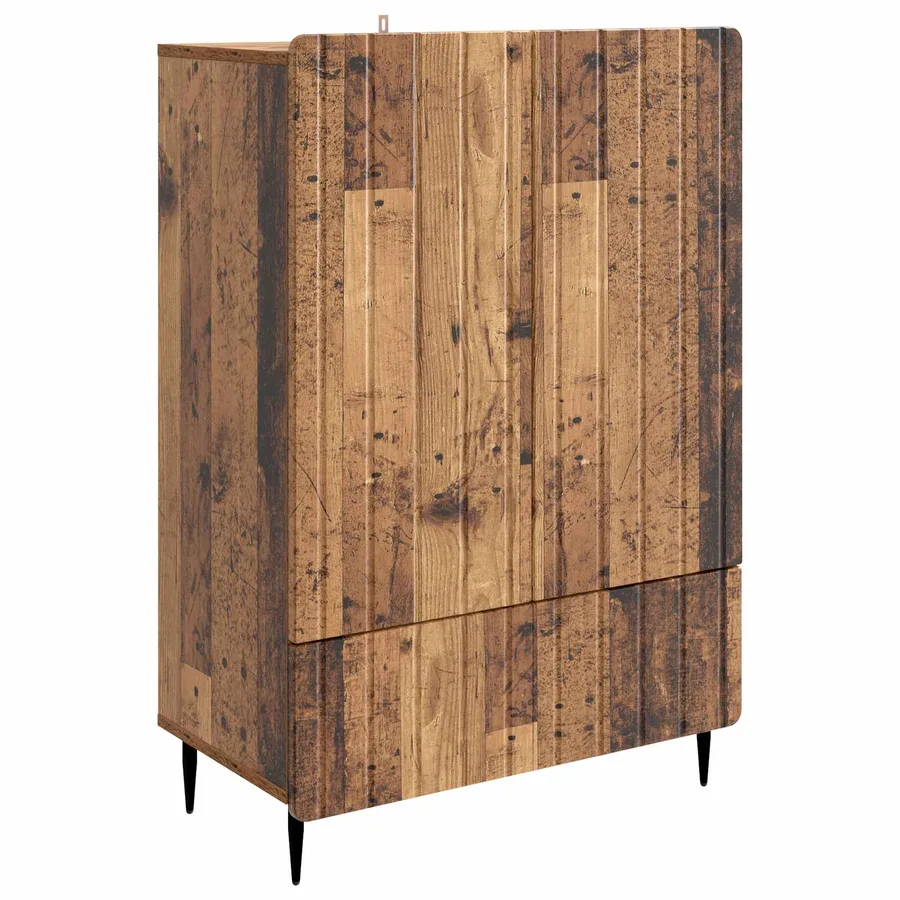 Buffet Bois ancien 66 x 34,5 x 97 cm Bois d'ingénierie - 2
