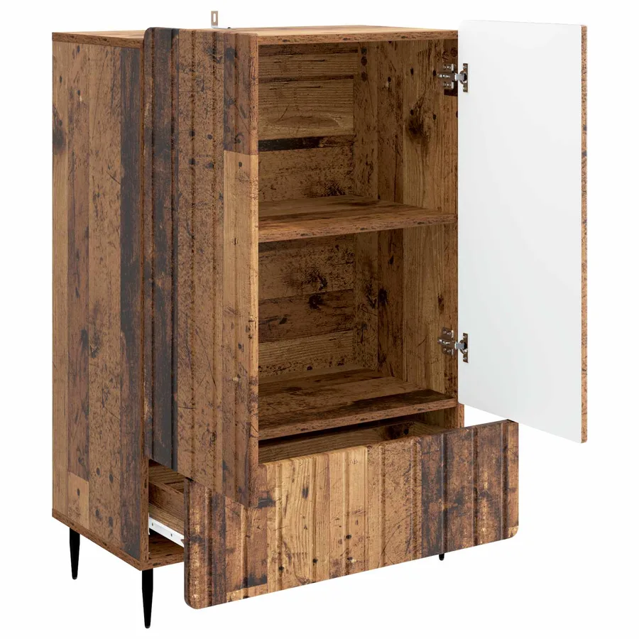 Buffet Bois ancien 66 x 34,5 x 97 cm Bois d'ingénierie - 4