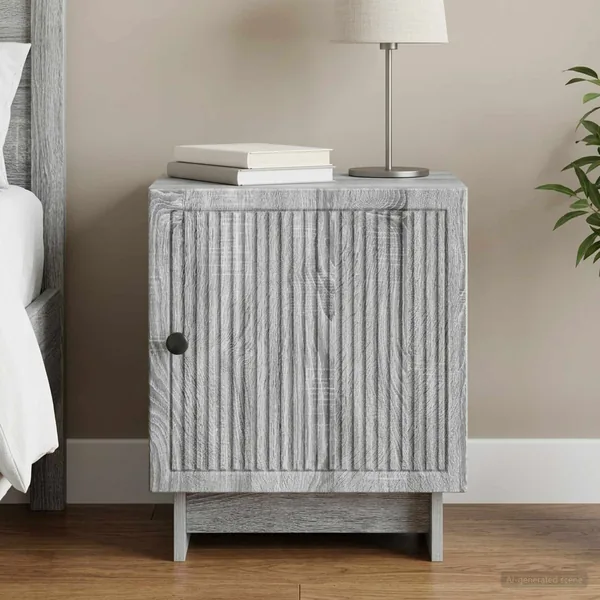 Cabinet de chevet Sonoma gris 43 x 34,5 x 50 cm