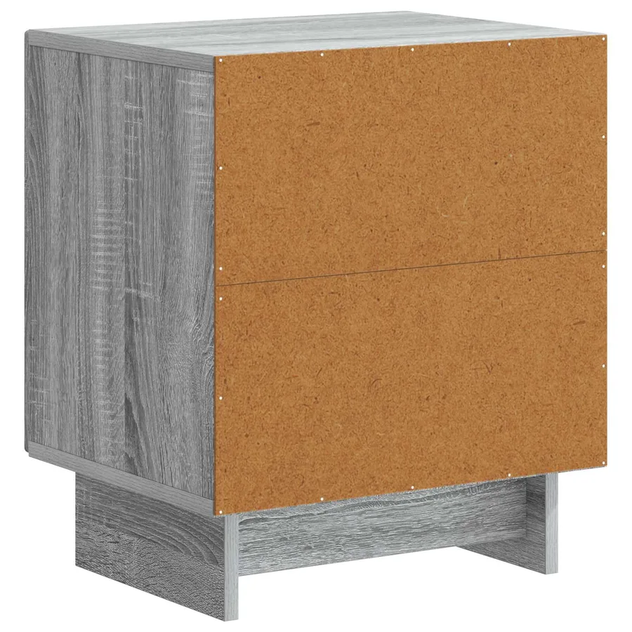 Cabinet de chevet Sonoma gris 43 x 34,5 x 50 cm - 7