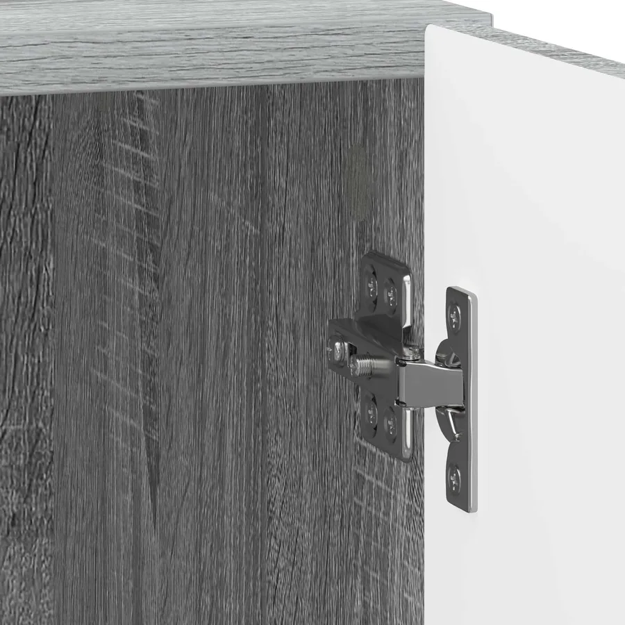 Cabinet de chevet Sonoma gris 43 x 34,5 x 50 cm - 9