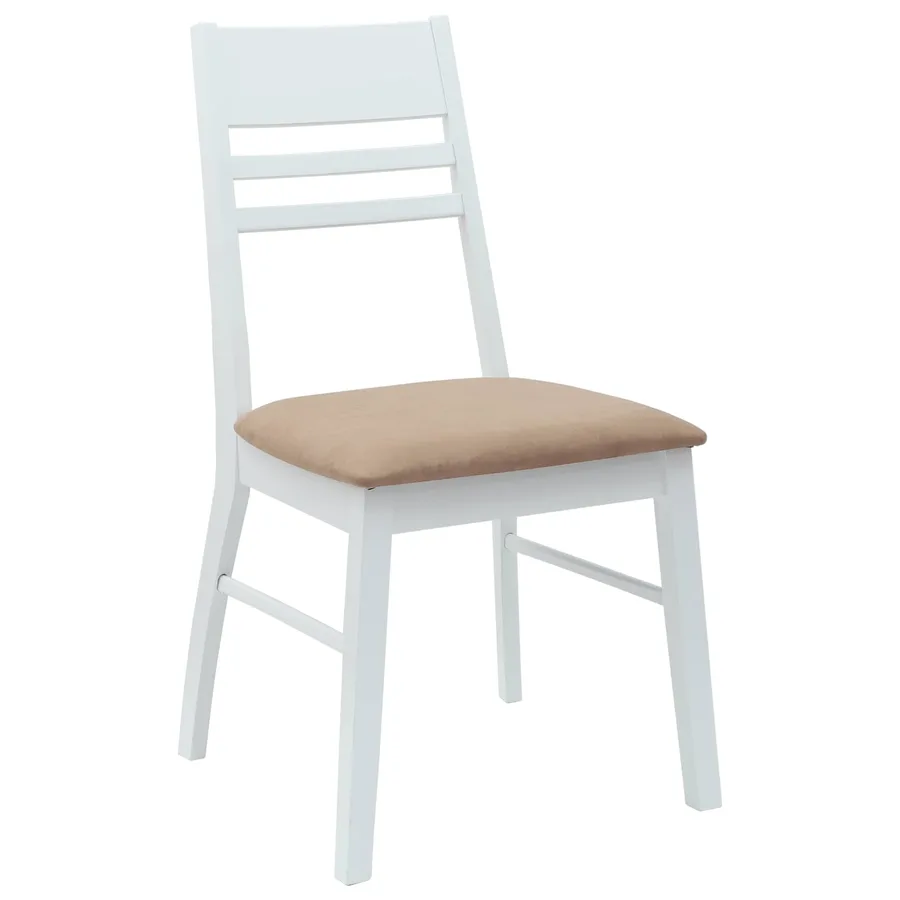 Chaises de salle à manger 2 pcs Blanc 43 x 54 x 89 cm - 4