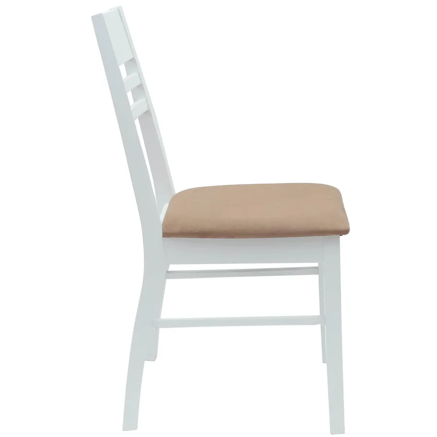 Chaises de salle à manger 2 pcs Blanc 43 x 54 x 89 cm - 6