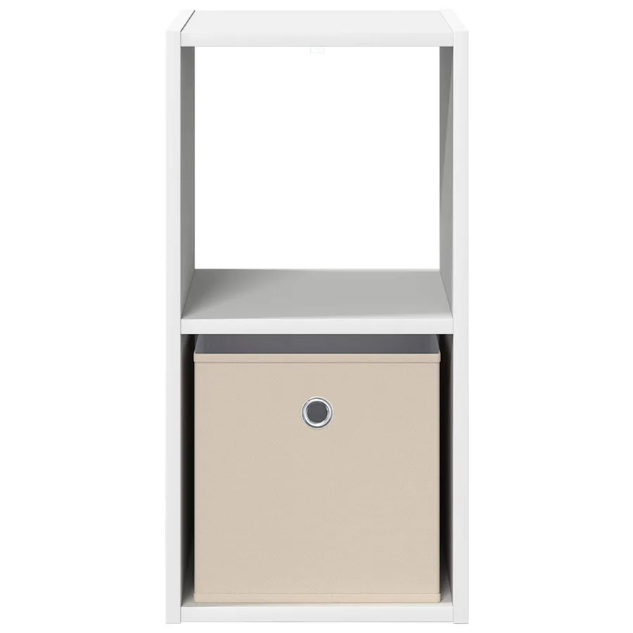 Table de chevet avec tiroir 2 pcs Blanc 30,5 x 27 x 59,5 cm - 6