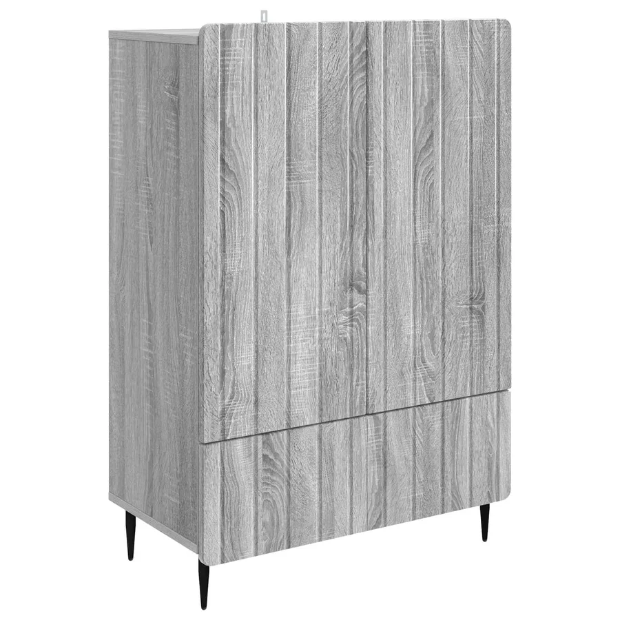 Buffet Sonoma gris 66 x 34,5 x 97 cm Bois d'ingénierie - 2