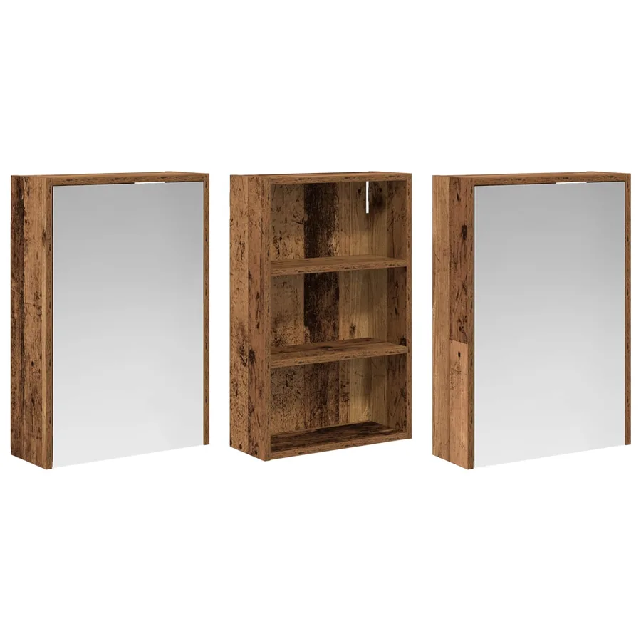 Ensemble de Meubles de Salle de Bain 3 pcs 126 x 16 x 62.5 cm - 5