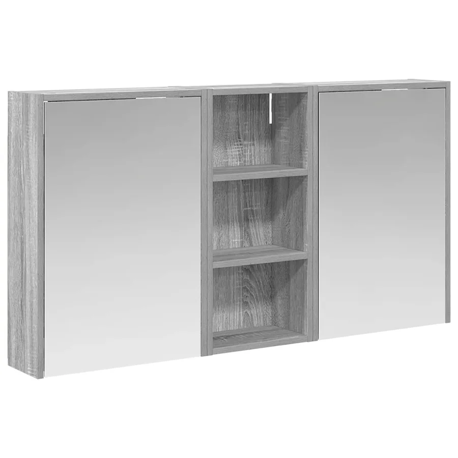 Ensemble de Meubles de Salle de Bain 3 pcs 116 x 16 x 62,5 cm - 2