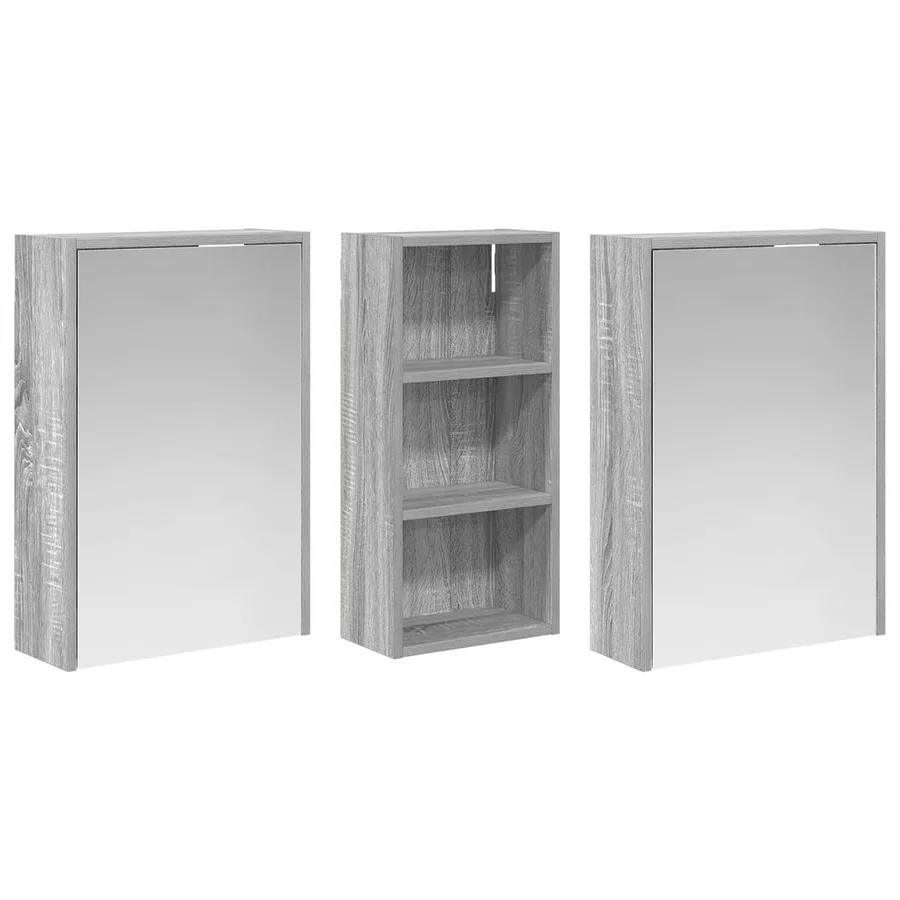 Ensemble de Meubles de Salle de Bain 3 pcs 116 x 16 x 62,5 cm - 5