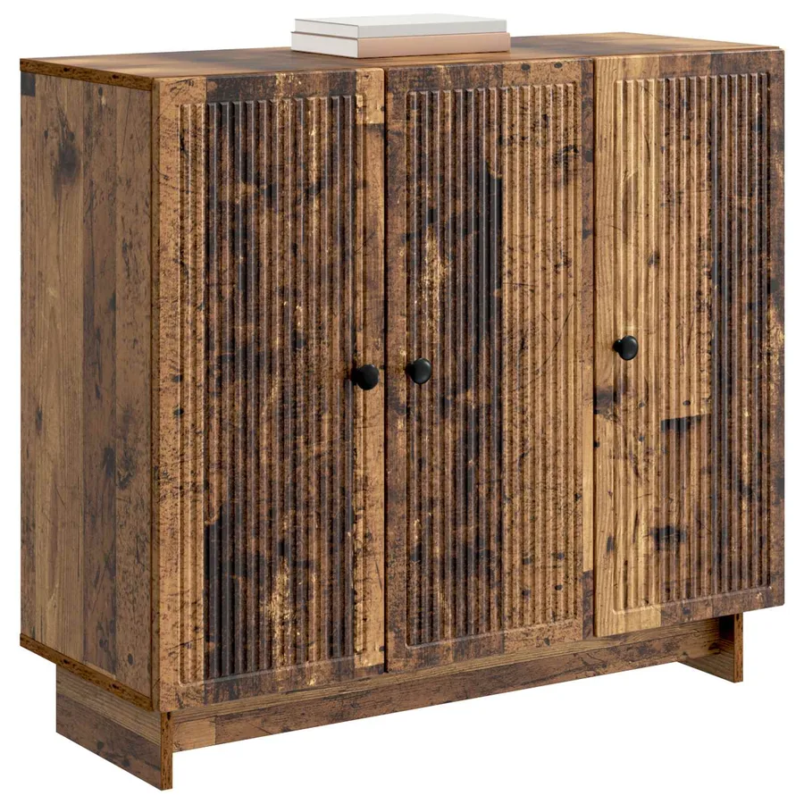 Buffet Bois ancien 89 x 34,5 x 80 cm Bois d'ingénierie - 3