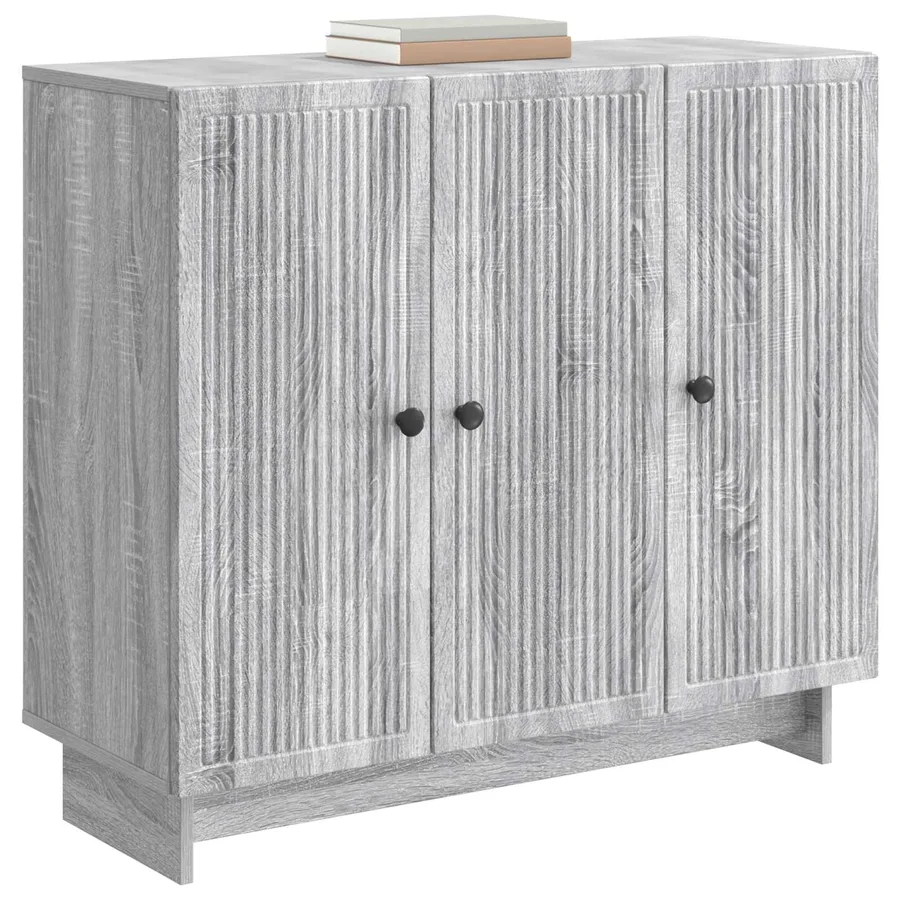 Buffet Sonoma gris 89 x 34,5 x 80 cm Bois d'ingénierie - 3
