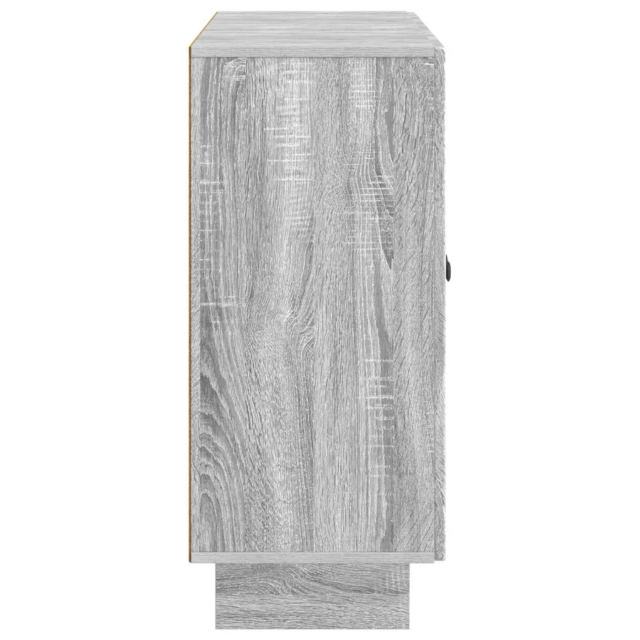 Buffet Sonoma gris 89 x 34,5 x 80 cm Bois d'ingénierie - 7