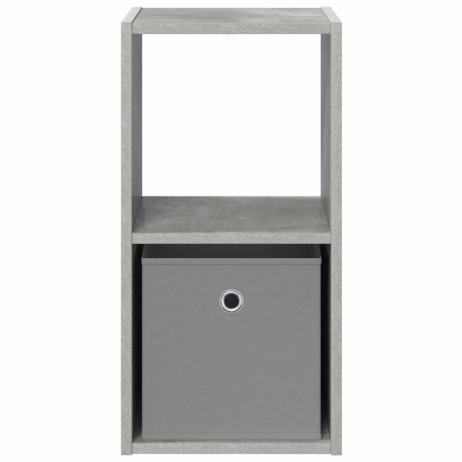 Table de chevet avec tiroir Gris béton 30,5 x 27 x 59,5 cm - 6