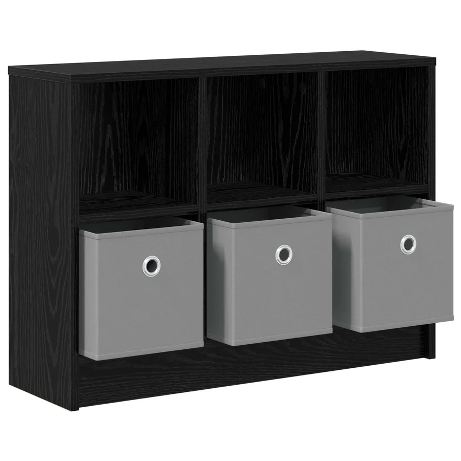 Buffet avec tiroir Chêne noir 73,5 x 22,5 x 53,5 cm - 5