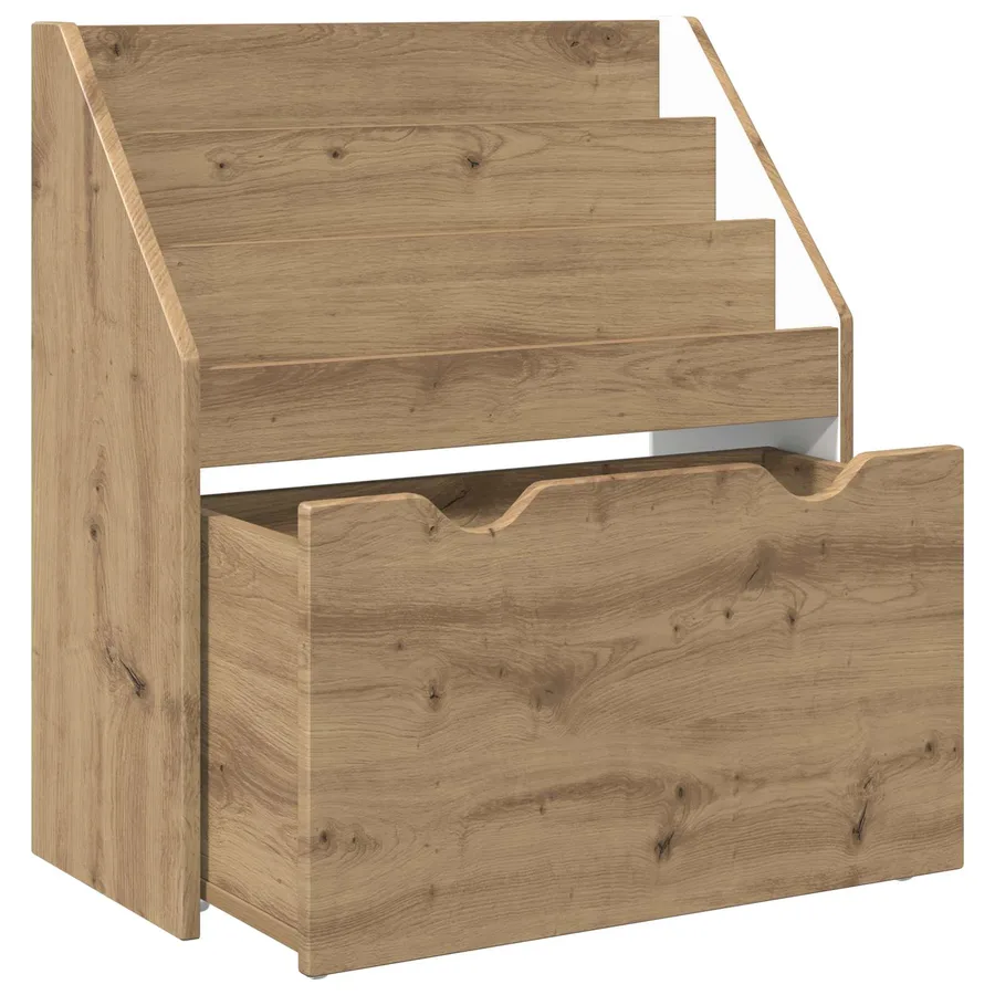 Bibliothèque pour enfants Chêne artisanal 60 x 29,5 x 69 cm - 6