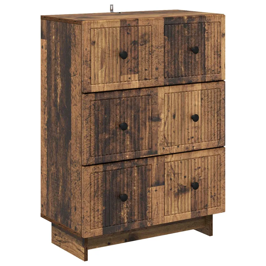 Armoire à tiroirs Bois ancien 66 x 34,5 x 90 cm - 2