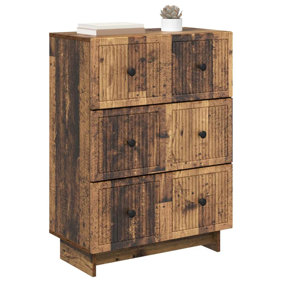 Armoire à tiroirs Bois ancien 66 x 34,5 x 90 cm - 3