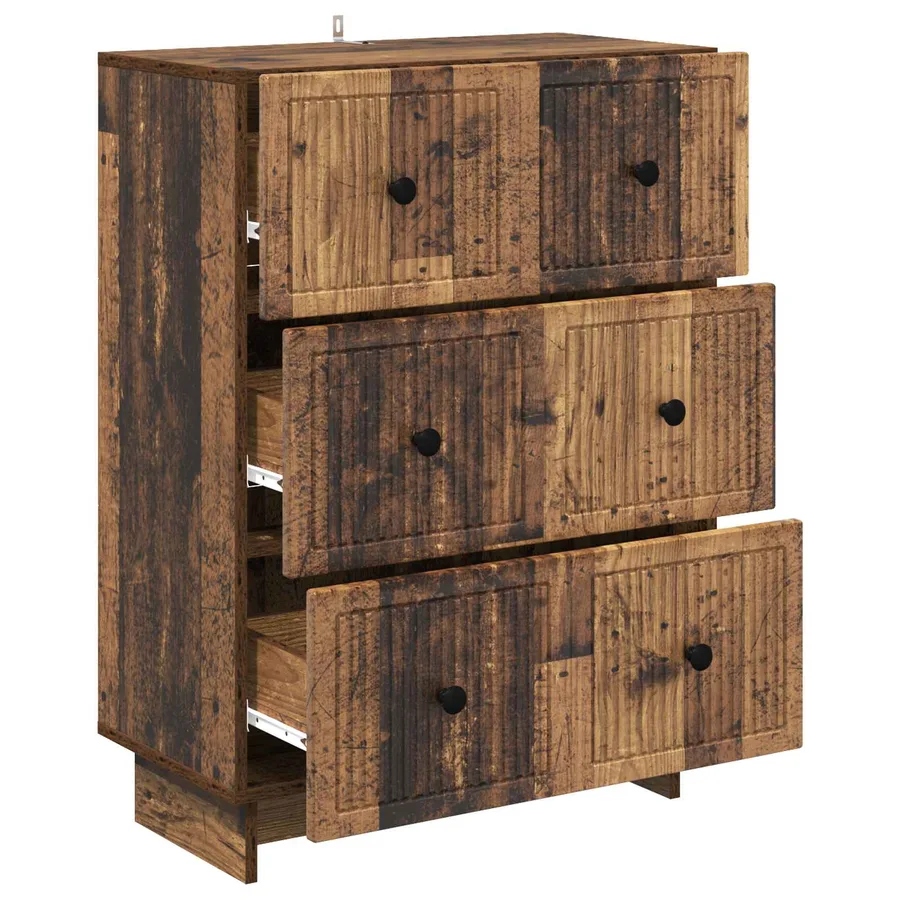 Armoire à tiroirs Bois ancien 66 x 34,5 x 90 cm - 5