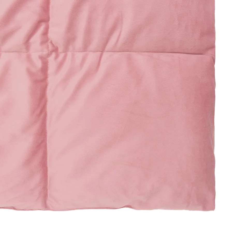 Duvet d'été simple Matelassé Rose 155 x 220 cm Microfibre - 6