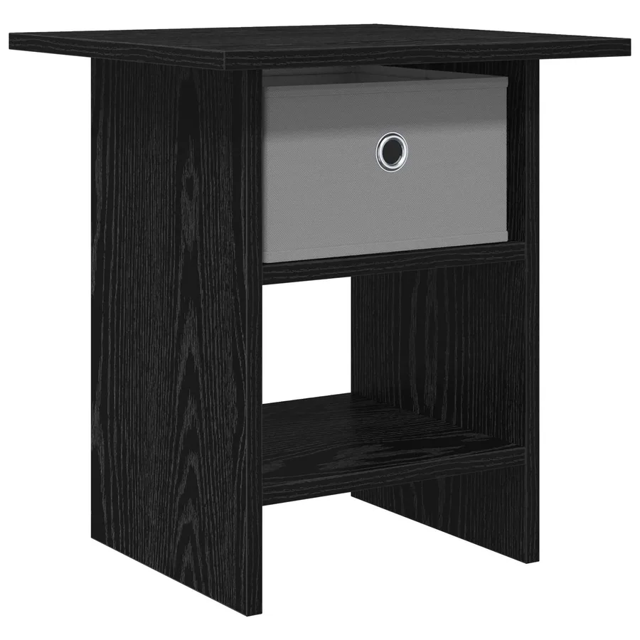 Table de chevet Chêne noir 41 x 40 x 45 cm Bois d'ingénierie - 2