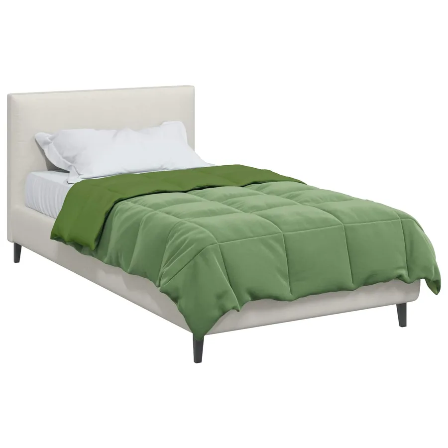 Duvet complet toute l'année Vert 155 x 200 cm Microfibre - 3
