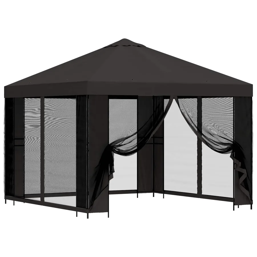 Abri de jardin avec parois 3 x 3 m Anthracite - 2
