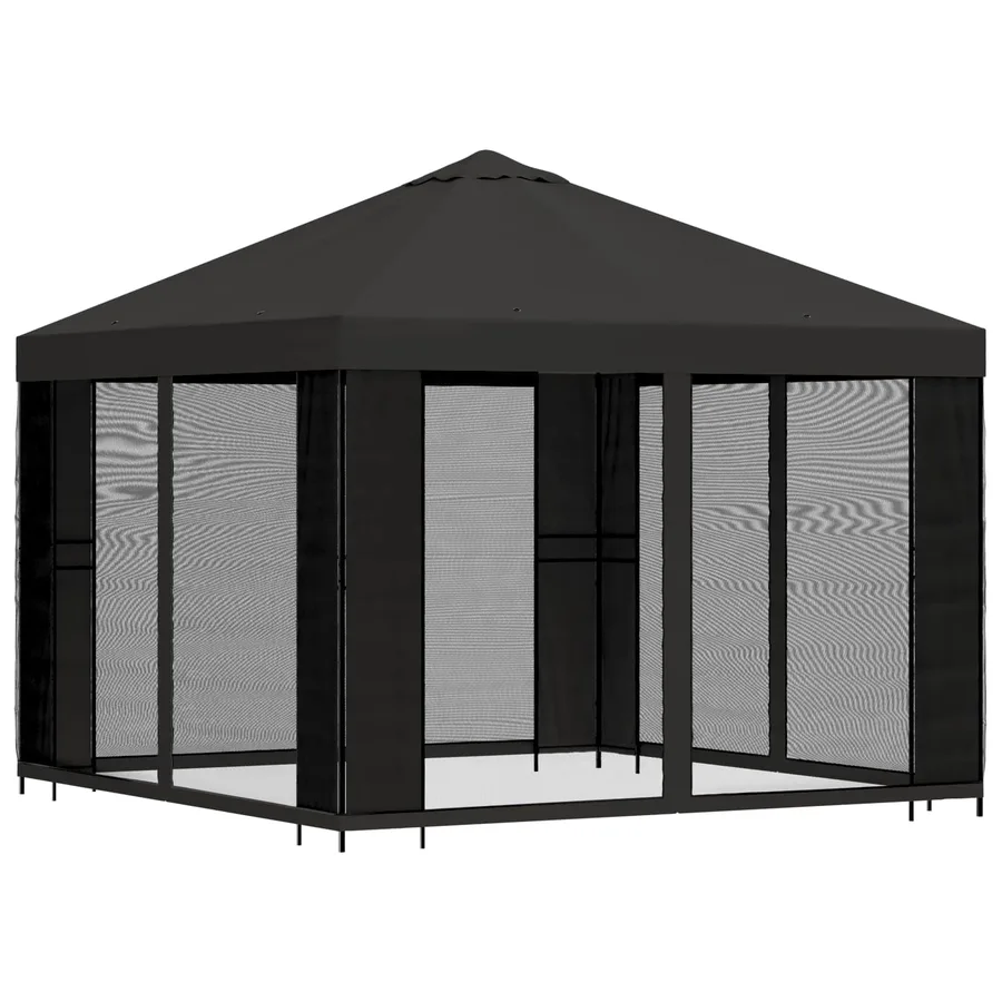 Abri de jardin avec parois 3 x 3 m Anthracite - 3