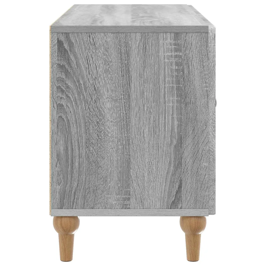 Meuble TV Sonoma gris 99 x 34,5 x 50 cm Bois d'ingénierie - 7