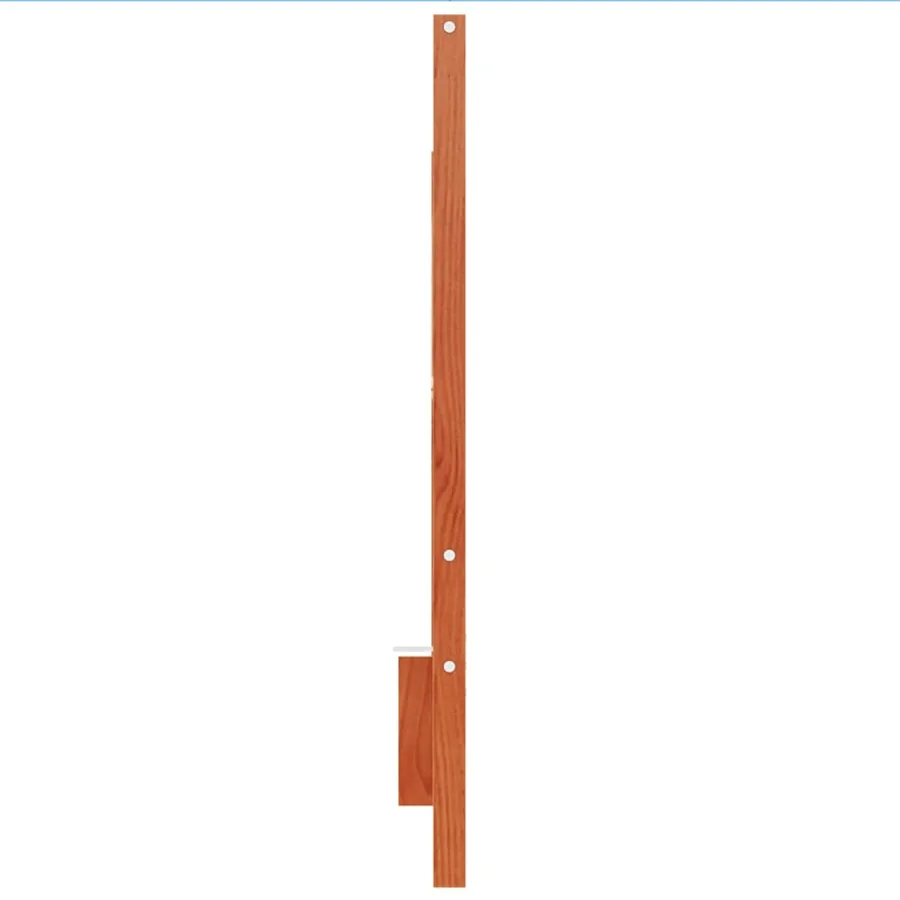 Tête de lit cire marron 135 cm bois massif de pin - 5