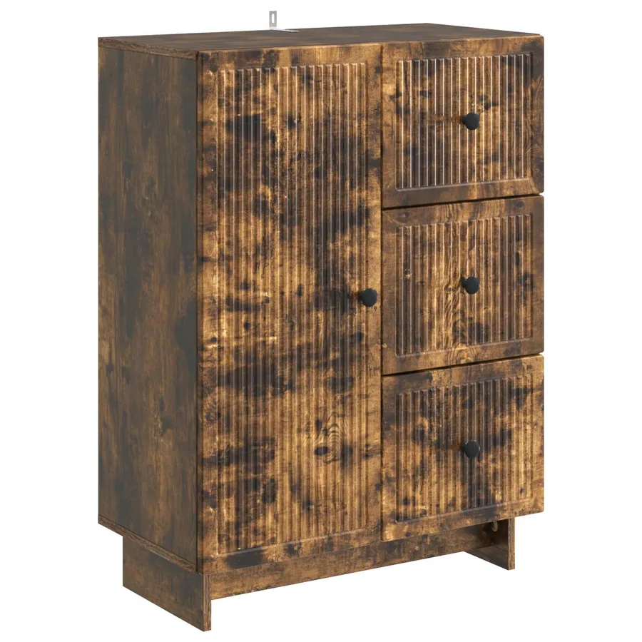 Buffet Chêne fumé 66 x 34,5 x 90 cm Bois d'ingénierie - 2