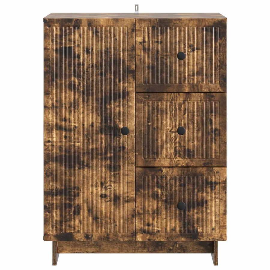 Buffet Chêne fumé 66 x 34,5 x 90 cm Bois d'ingénierie - 6