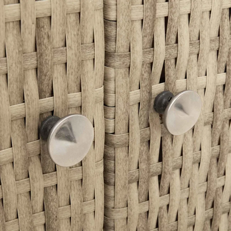 Armoire Beige 70 x 50 x 87 cm Polyester et Roly Ratten - 10