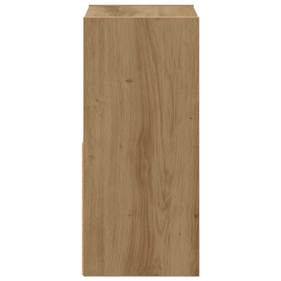 Table de chevet 2 pc Chêne artisanal 25,5 x 22 x 49,5 cm - 7