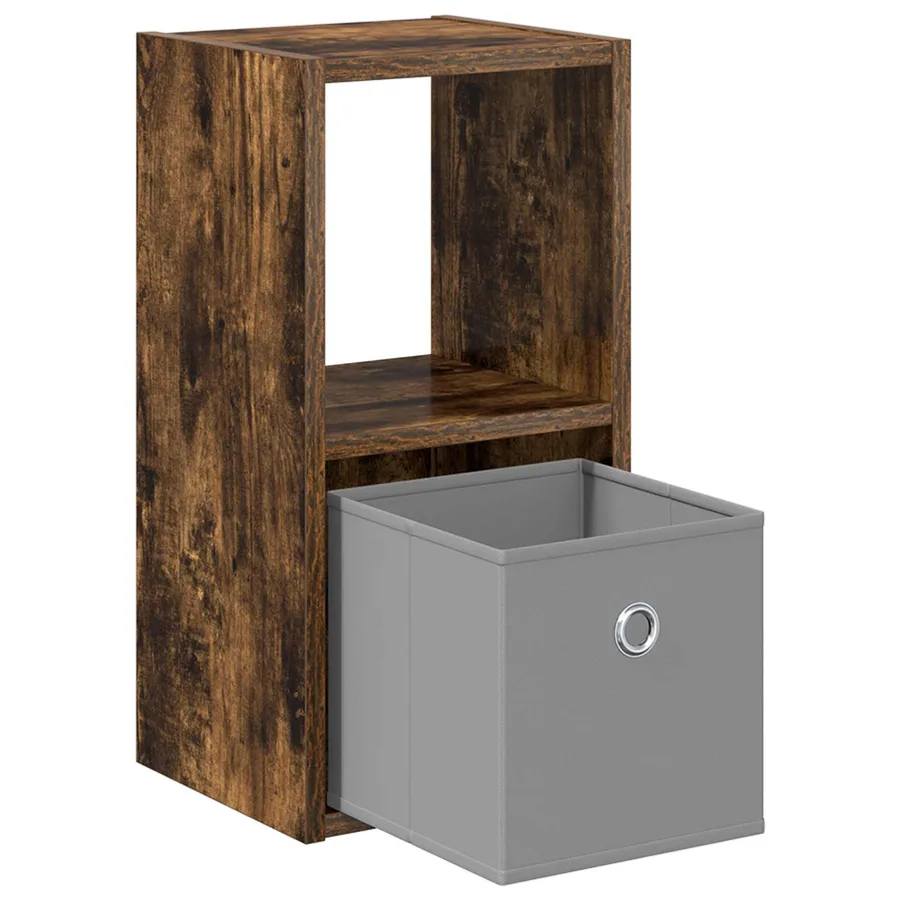 Table de chevet 2 pcs Chêne fumé 25,5 x 22 x 49,5 cm - 5