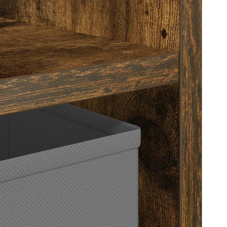 Table de chevet 2 pcs Chêne fumé 25,5 x 22 x 49,5 cm - 8