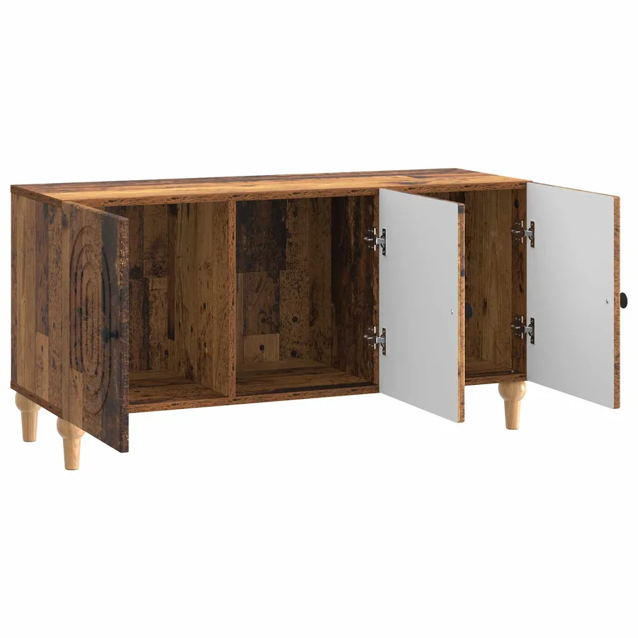 Meuble TV Bois ancien 99 x 34,5 x 50 cm Bois d'ingénierie - 5