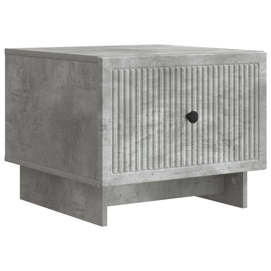 Table basse Gris béton 49 x 50 x 40 cm Bois d'ingénierie - 2