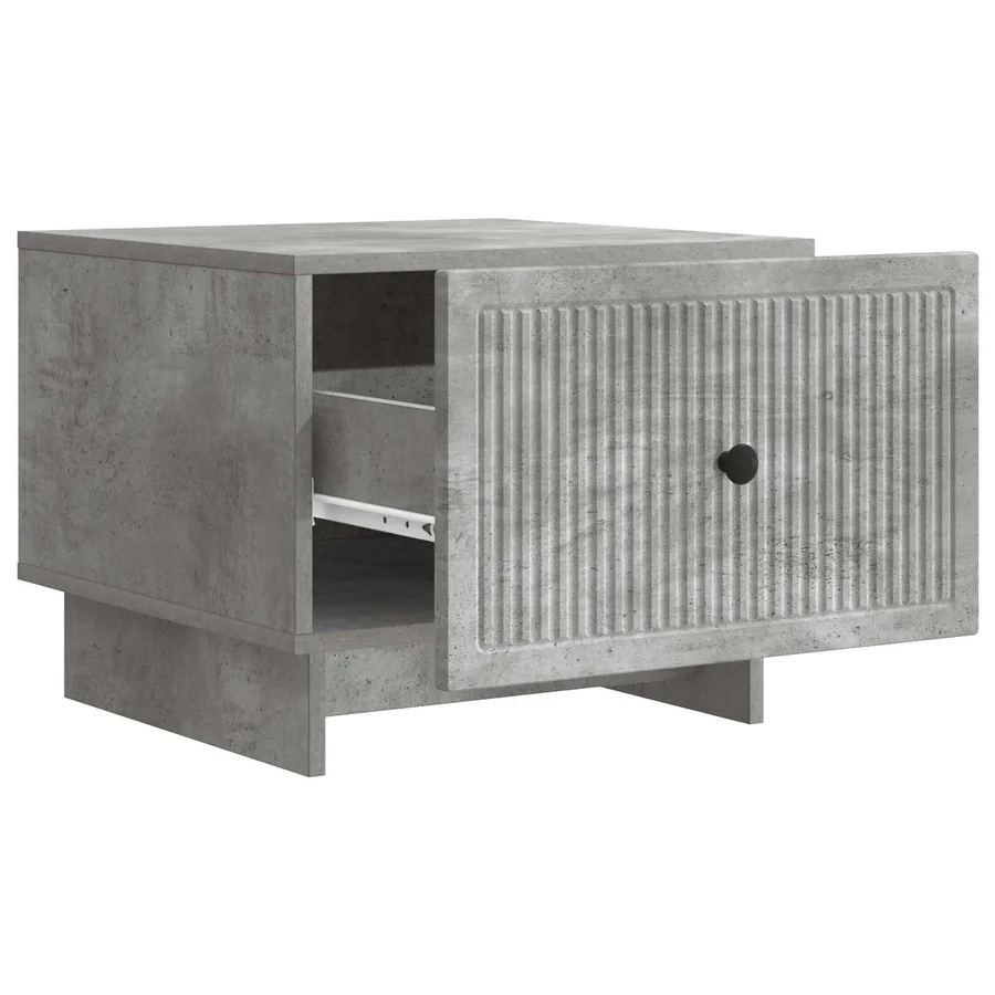 Table basse Gris béton 49 x 50 x 40 cm Bois d'ingénierie - 4