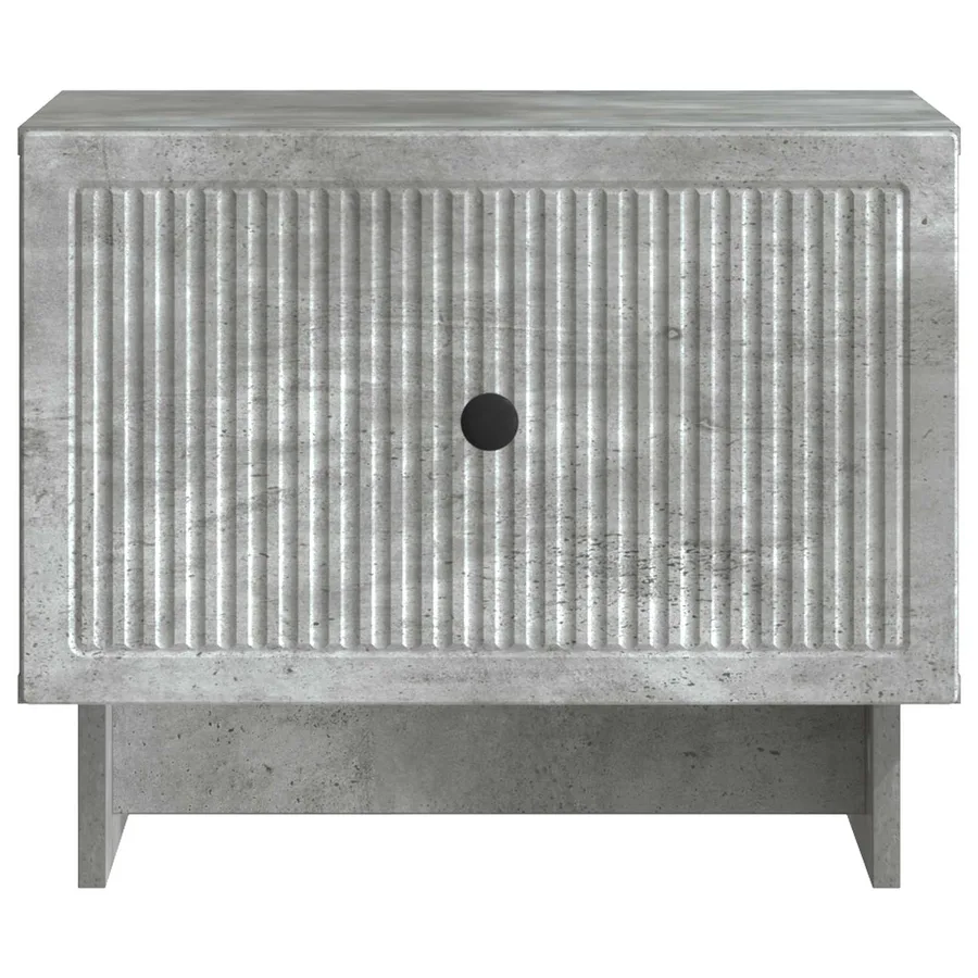 Table basse Gris béton 49 x 50 x 40 cm Bois d'ingénierie - 5