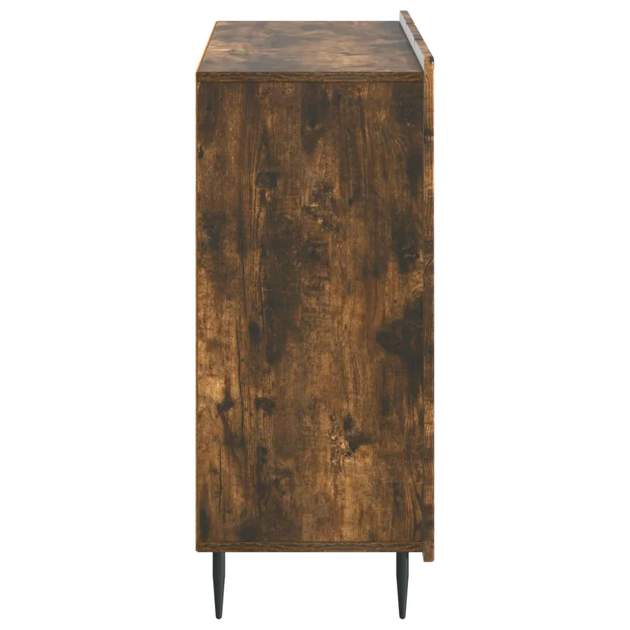 Buffet Chêne fumé 89 x 34,5 x 82 cm Bois d'ingénierie - 7