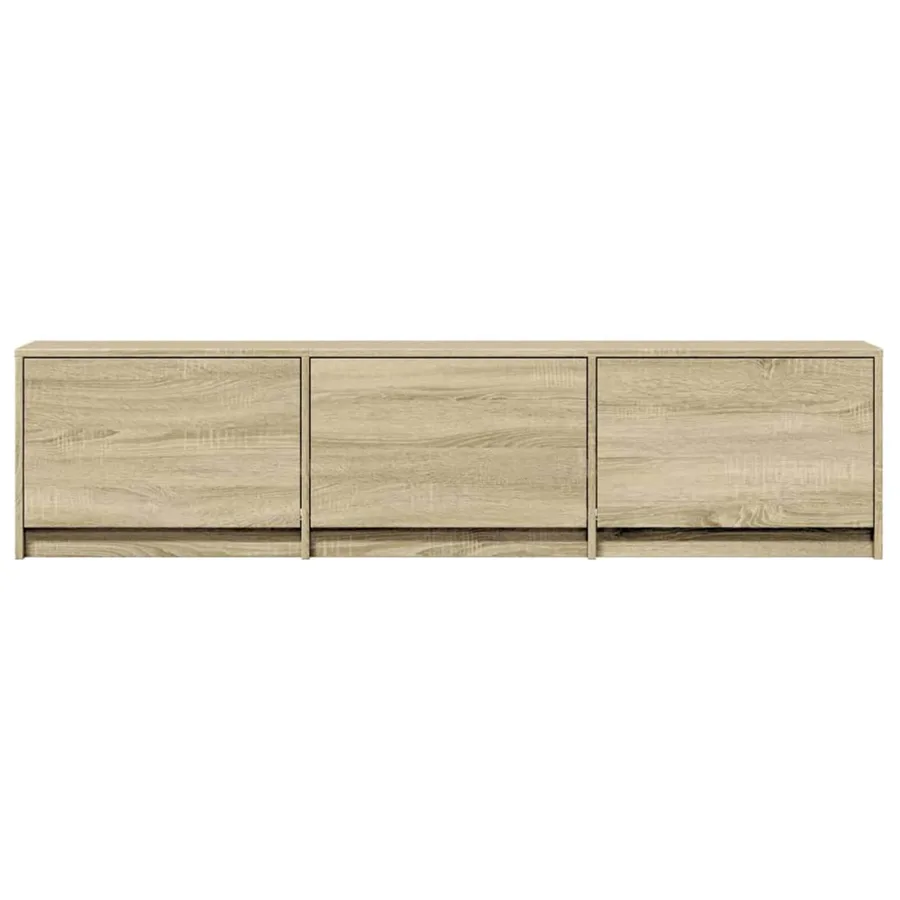Meuble TV avec LED Sonoma 165 x 34 x 40 cm Bois d'ingénierie - 5
